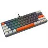 Tracer GameZone Claws 61 Teclado Gaming Mecânico com Fios, Layout 60%, Interruptores Azuis, Retroiluminação RGB, Cinzento