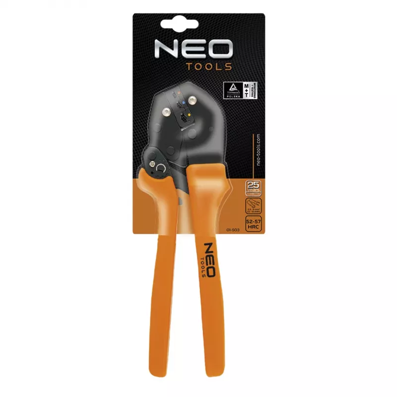 NEO TOOLS Alicate de cravar para terminais 22-10 AWG