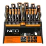 Conjunto de chaves de fenda e bits Neo Tools 37 peças