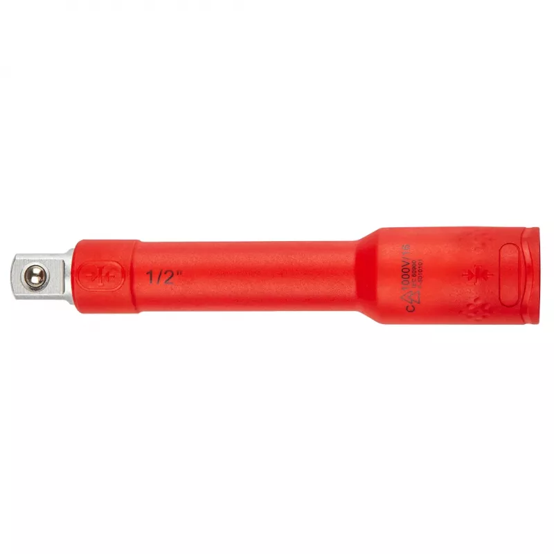 NEO TOOLS Conjunto de chaves de caixa isoladas 1000V, 19 peças, encaixe 1/2 polegadas, aço cromo-vanádio, certificado VDE