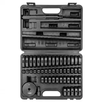 NEO TOOLS Kit para montagem de rolamentos, vedantes e fixações de borracha - conjunto com 51 peças