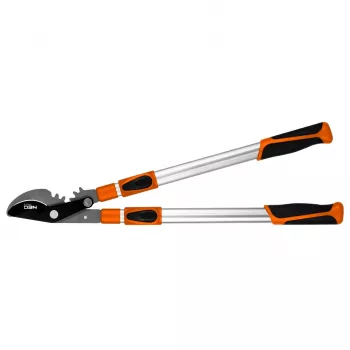 NEO TOOLS Tesoura de poda de corte por bypass 665 mm, capacidade de corte até 42 mm, engrenagem, hastes telescópicas