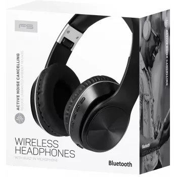 Omega Freestyle FH0925 auscultadores Bluetooth sem fios com cancelamento ativo de ruído, preto (44903)