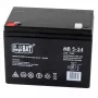 Bateria de gel AGM LEAN CARS 12V 5Ah para veículos de 24V
