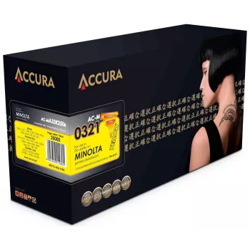 Cartucho de toner compatível Accura amarelo (TN-321Y) para Konica Minolta bizhub C224/C284/C364/C454/C554 Série