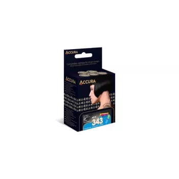 Cartucho de tinta compatível ACCURA HP 343 tricolor (C8766EE) - 12ml, 330 páginas