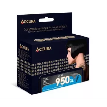 Cartucho de tinta Accura HP N.º 950XL preto compatível alta capacidade (CN045AE)