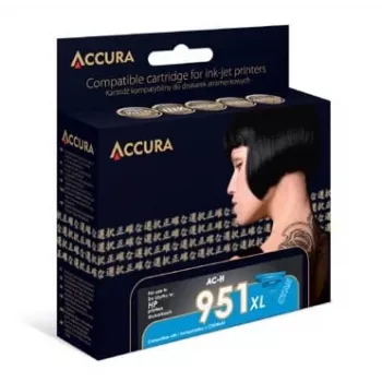 Cartucho de tinta compatível Accura HP 951XL magenta (CN046AE) alta capacidade