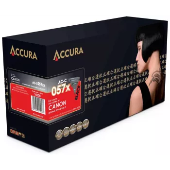 Toner Accura Canon (CRG-057H) substituto preto alta capacidade