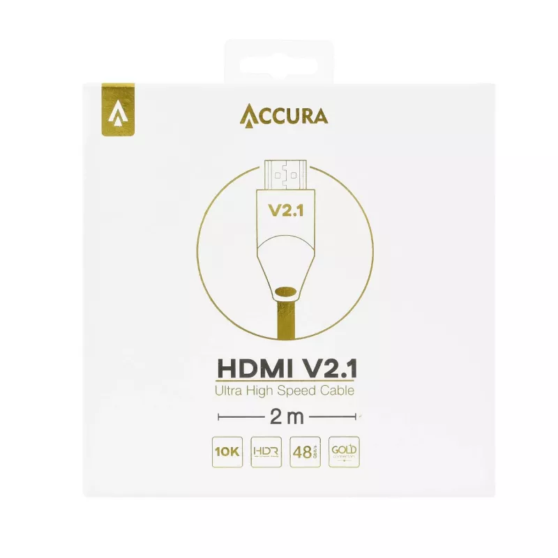 Cabo HDMI 2.1 Accura Premium 2,0m - 8K 48Gbps
