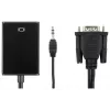 Conversor de vídeo e áudio Accura VGA + minijack para HDMI 0,2m