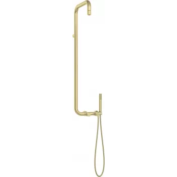 DEANTE Chuveiro com torneira de chuveiro - cromado, montagem de parede torneira de banheira monocomando com chuveiro de mão, tubo 150 cm, cartucho cerâmico
