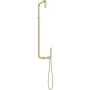 DEANTE Chuveiro com torneira de chuveiro - cromado, montagem de parede torneira de banheira monocomando com chuveiro de mão, tubo 150 cm, cartucho cerâmico