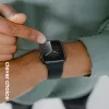 Crong Bracelete de silicone líquido para Apple Watch 38/40/41/42 mm (preto)