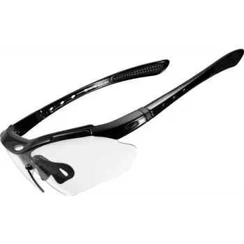 ROCKBROS óculos de ciclismo fotocromáticos UV400 armação TR90 - preto