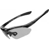 ROCKBROS óculos de ciclismo fotocromáticos UV400 armação TR90 - preto