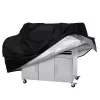 Capa de proteção impermeável HURTEL XXL preta para grelhador, bicicleta, motociclo, móveis de jardim