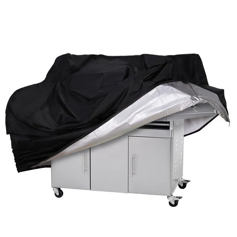 Capa de proteção impermeável HURTEL XXL preta para grelhador, bicicleta, motociclo, móveis de jardim