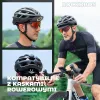 ROCKBROS Boné de ciclismo com pala 18230005001 - preto