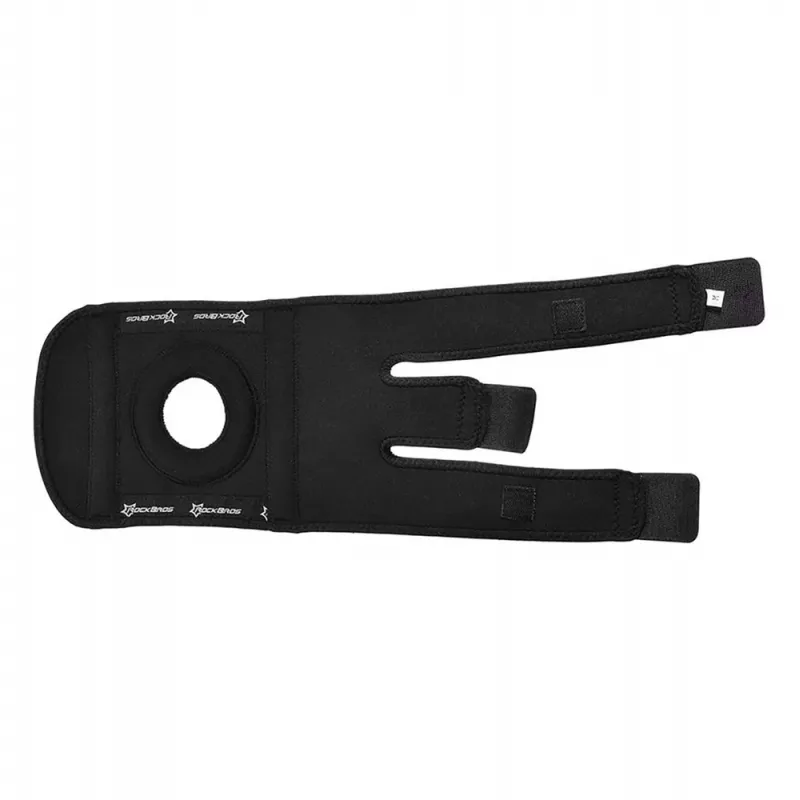 ROCKBROS LF1106L Joelheira desportiva com suporte patelar e articular tamanho L - preta