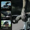 ROCKBROS Luvas de ciclismo de dedos cortados tamanho L verde-pretas