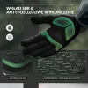 ROCKBROS Luvas de ciclismo de dedos cortados com almofada de gel M verde-pretas