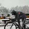 Casaco de ciclismo corta-vento ROCKBROS YPW021, preto, tamanho XL