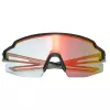 Óculos de ciclismo fotocromáticos ROCKBROS com proteção UV e lente RX - Lentes laranja - Armação preta