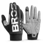 Luvas de ciclismo de inverno ROCKBROS, dedos completos, térmicas em fleece, XL, preto/cinzento