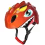 Wozinsky capacete de bicicleta para criança motivo dragão leve 50-54 cm - vermelho