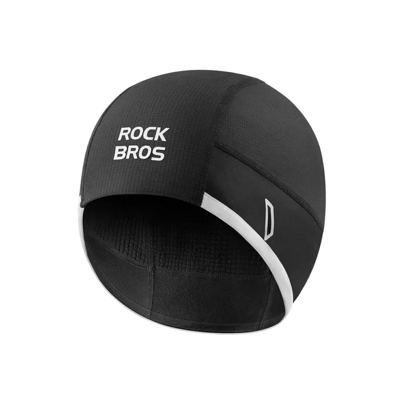 ROCKBROS M016 gorro de ciclismo corta-vento inverno preto 54-61 cm