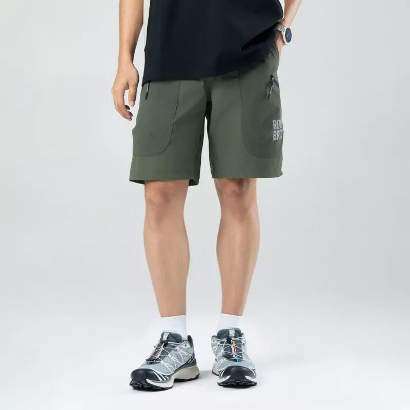 ROCKBROS Calções de ciclismo YDDK015 com cinto, tamanho XXL - verde