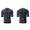 ROCKBROS Camisola de ciclismo manga curta, tamanho XL, preto