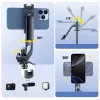 Wozinsky Pau de selfie WC1Y30S Tripé telescópico 1,3 m com suporte para telemóvel - preto