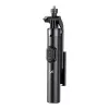 Wozinsky Pau de selfie WC1Y30S Tripé telescópico 1,3 m com suporte para telemóvel - preto