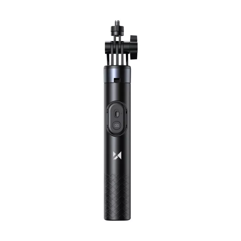 Wozinsky Pau de selfie WC1Y30S Tripé telescópico 1,3 m com suporte para telemóvel - preto