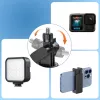 Wozinsky Pau de selfie WC1Y30S Tripé telescópico 1,3 m com suporte para telemóvel - preto