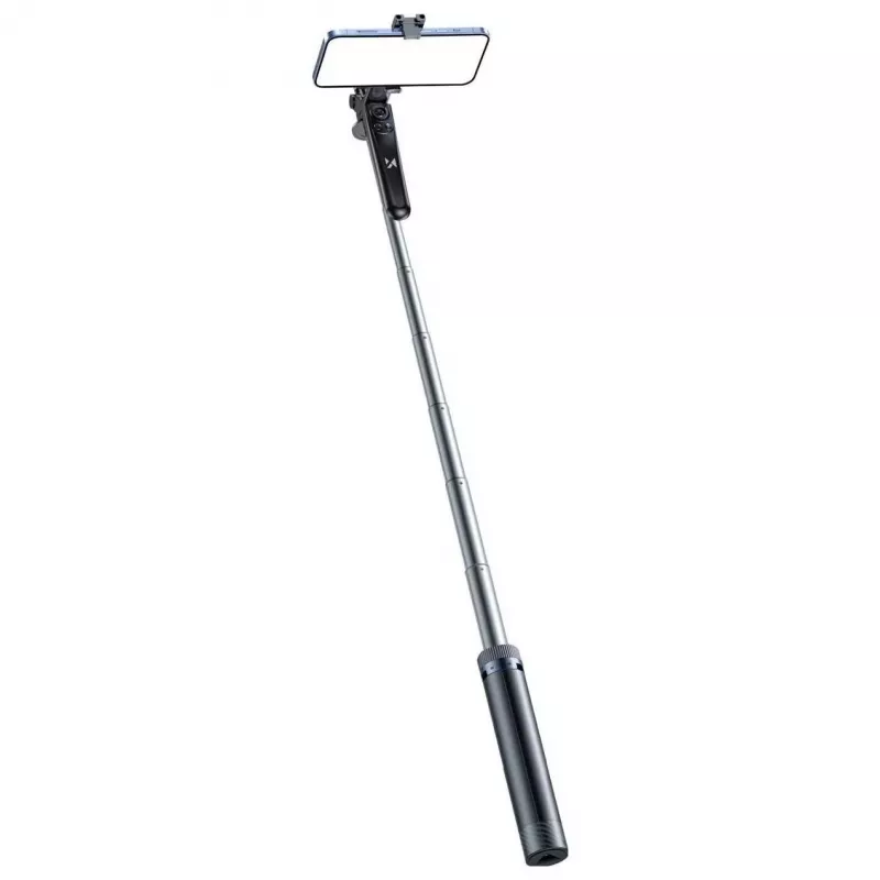 Pau de selfie Wozinsky WC1Y70S Tripé telescópico 1,7 m com suporte para telemóvel - preto