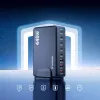 Estação de carregamento Wozinsky 240W GaN QC3 - Preto