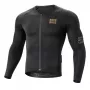Jersey de ciclismo de manga comprida ROCKBROS YDCX008 Diamond tamanho L - Preto
