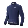 Casaco de ciclismo de inverno ROCKBROS YDWT014 de dupla camada, forro térmico, corta-vento, repelente à água, azul, tamanho M