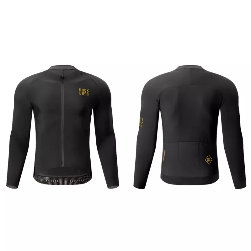 ROCKBROS Casaco de ciclismo YDWT020 Diamond outono/inverno XXXL preto