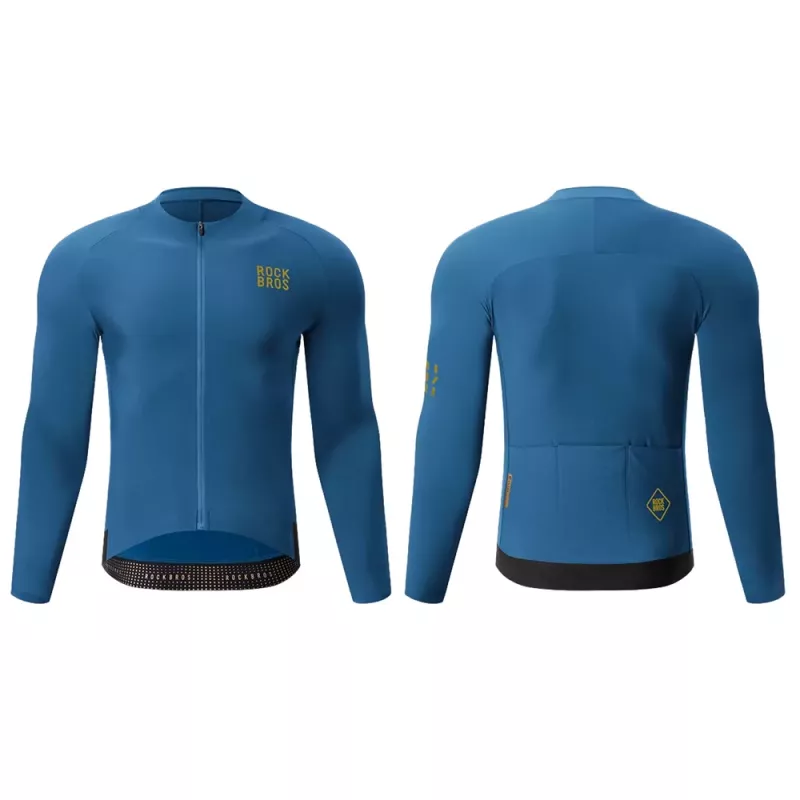 ROCKBROS Casaco de ciclismo YDWT020 Diamond outono/inverno XXL azul