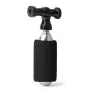 ROCKBROS Cabeça de inflador CO2 liga de alumínio CNC cabeça de válvula para Presta/Schrader - preto