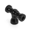 ROCKBROS Cabeça de inflador CO2 liga de alumínio CNC cabeça de válvula para Presta/Schrader - preto