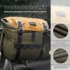ROCKBROS W019 Bolsa de guiador de bicicleta 13,5-24L verde-laranja