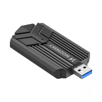 Wozinsky WAX-1800 Adaptador WiFi 6 USB 3.0 sem fios dual-band - preto