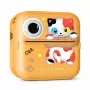 Wozinsky WDT-05 Máquina fotográfica instantânea para crianças com impressora térmica - laranja