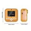 Wozinsky WDT-05 Máquina fotográfica instantânea para crianças com impressora térmica - laranja