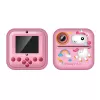 Wozinsky WDT-03 Máquina fotográfica com impressora térmica para crianças - rosa